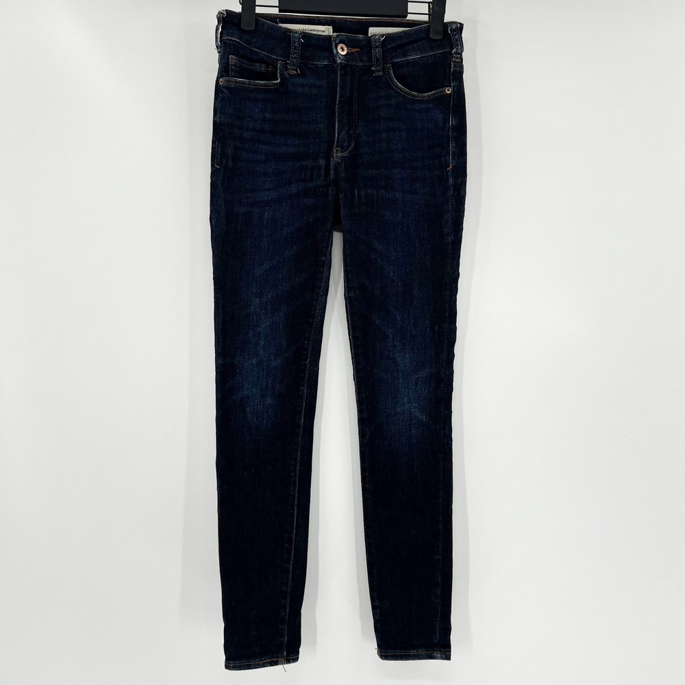 Pilcro by Anthropologie High Rise Denim Legging Jeans Size‎ 26 Dark Wash